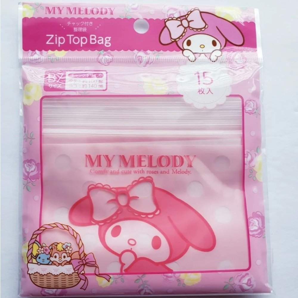 Sanrio My melody zip top bags -15
